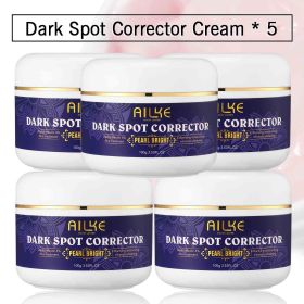 AILKE Double Glutathione & Vitamin C Skin Care Set,Whitening, Brightening,Even Skin Tone, 5 Pack for Women Freckles Remover Kit (Color: 5 Pack Cream)